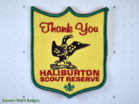 Click to enlarge Haliburton Scout Reserve Thank You (Late 1990's)